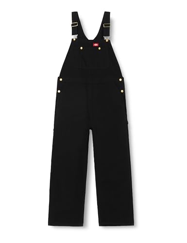 Dickies, Herren, Klassischer Latzhosen-Overall, RINSED BLACK, 34W / 34L