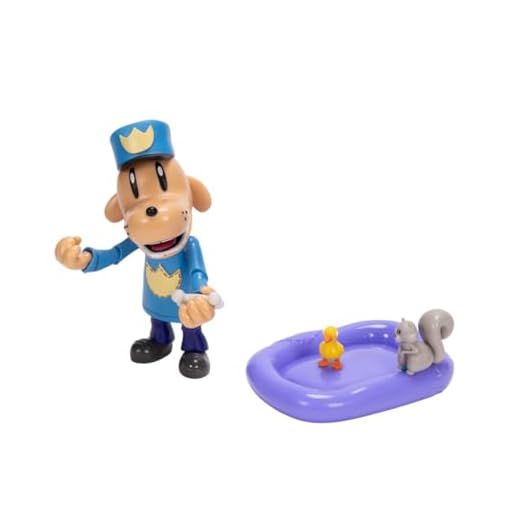 Dog Man Beweegbaar Heldenfiguur 12,5 cm Reeks 2 - Officiële Licentie Dav Pilkey Strip - Speelgoed en Verzamelobject voor Kinderen Vanaf 5 Jaar - Actie en Humor - Creatief Spel en Verhalen Vertellen