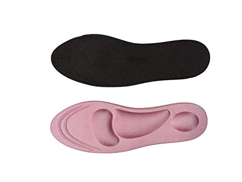 Foot Pain Relief Memory Foam Insole Designed for Aching,Swollen,Diabetic or Sore Arthritic Feet for Women(Pink)