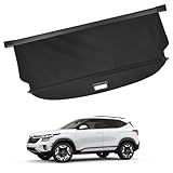 Compatible with Kia Seltos 2024, Rear Boot Parcel Shelf Cargo Cover, Luggage Security Shade Shield