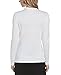PGA TOUR Women's UPF 50 Solar Block Long Sleeve Golf Crew Shirt, Bright White, Extra Small