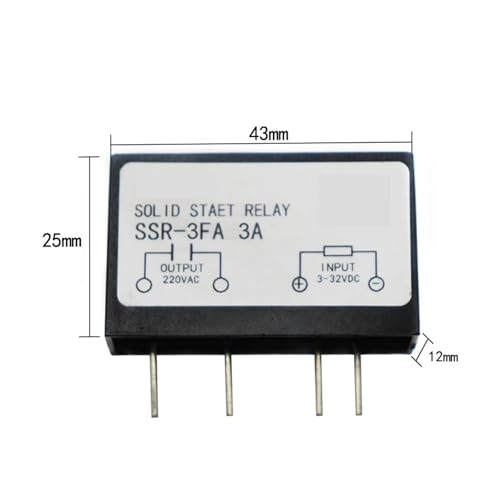 Relais statique CC-CA SSR-5FA interrupteur statique monophase