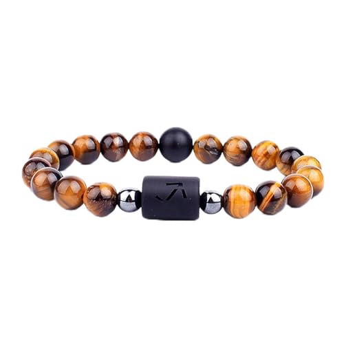 Bracelet constellation en œil de tigre : le cadeau de couple symbolique idéal