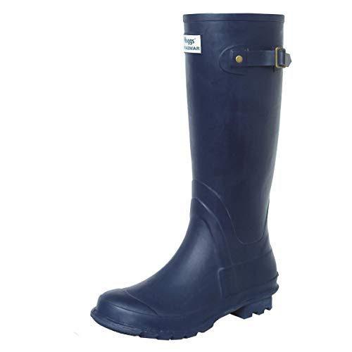 Braemar Wellington Boot Navy UK 12 Blue