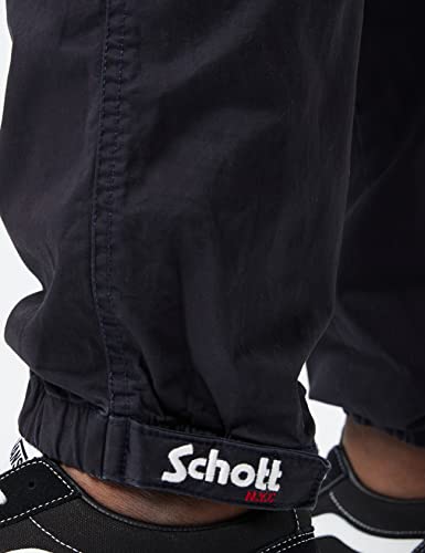 Schott Nyc Trtech70 Pantaloni, Blu (Navy Navy)