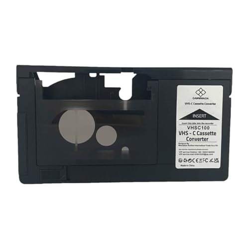Okiyakusama Cassette Adaptador para Convertir y Transferir VHS Convertidor Sencillo de Operaciones Accesorio PP Caja de Transferencia