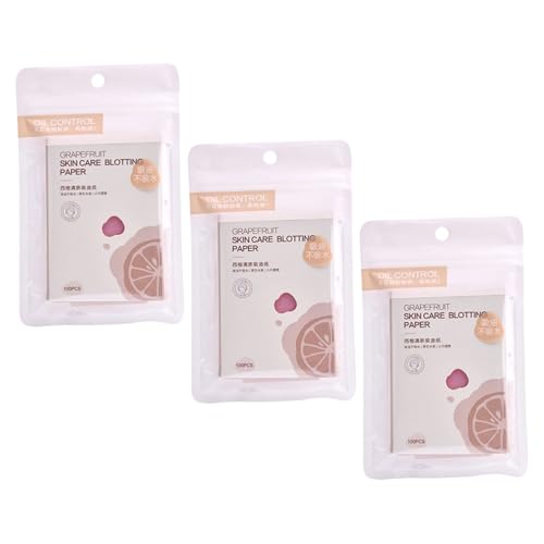 WOFASHPURET 3Bags Scented Oil Blotting Sheets Skin Care Oil Control Tissue Absorbs Excess Oil Shine Gentle Skin for Oily Skin Freshness the Go