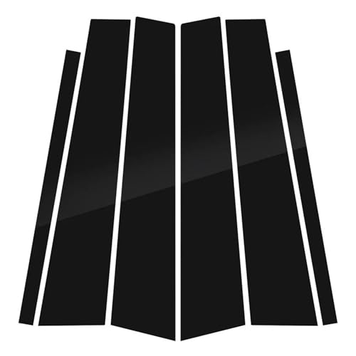 Joint d'étanchéité de portière pour Skoda Fabia 2007-2014 | Cache-montants de vitres x6