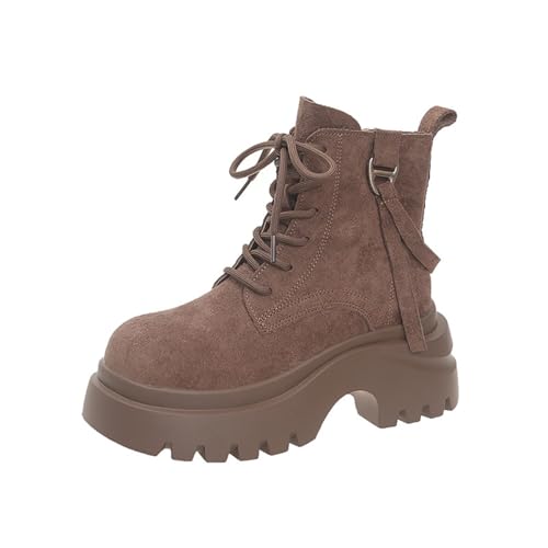 Bottes d'hiver pour femme à semelle épaisse et style décontracté