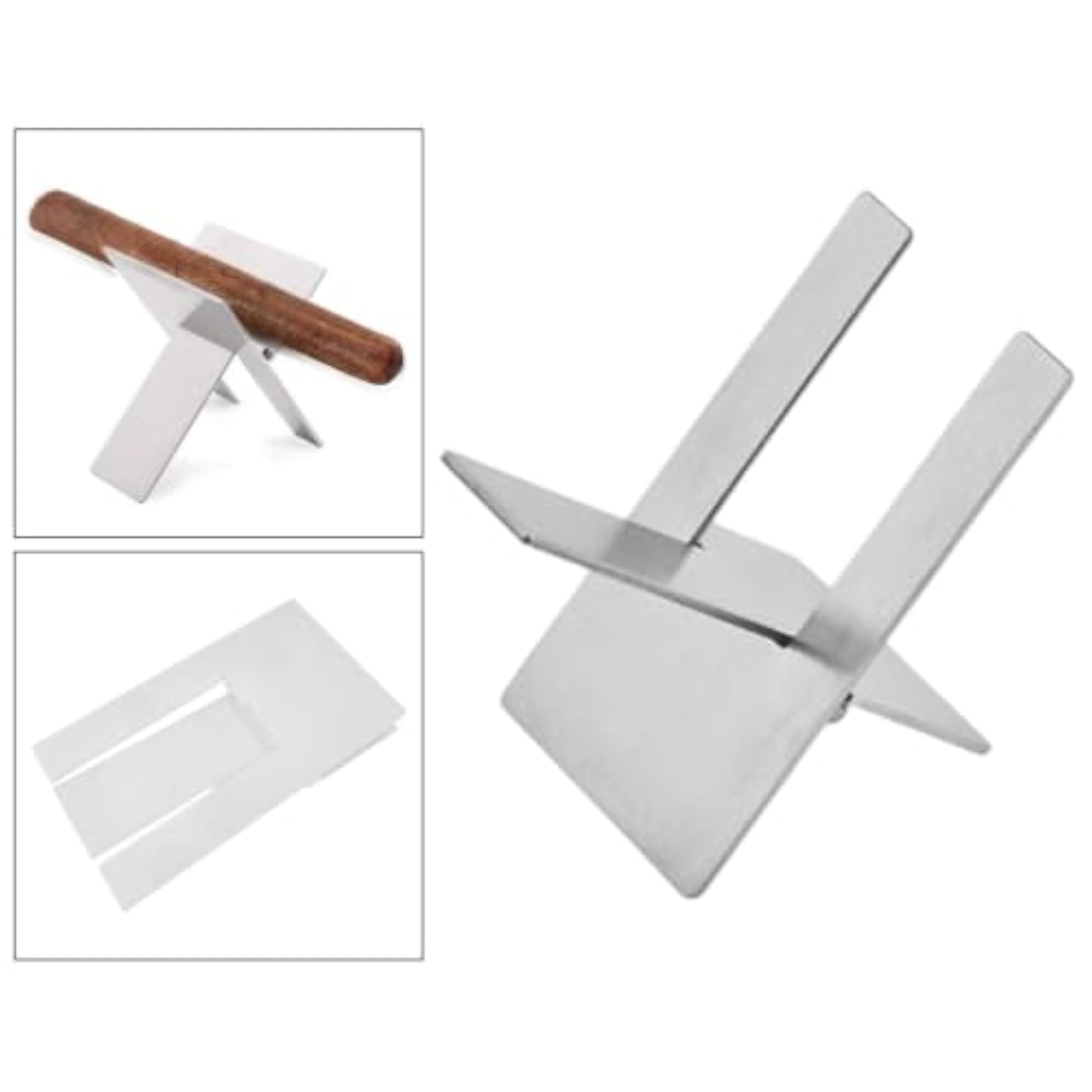 Stainless Steel Foldable Cigar Holder Stand Rack