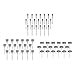 60PCS Rotation Tool Wire Brush Set Industrial Metal Polishing Brush for Drill Tool Rust Paint Removal Essential Metal Brushes