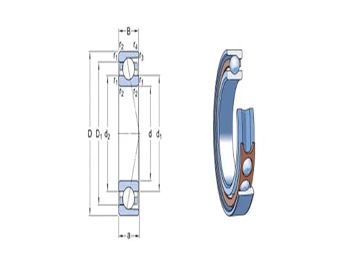 Roulement à billes 6023 723J S723J 3X10X4 ABEC7 avec bagues séparables - 4