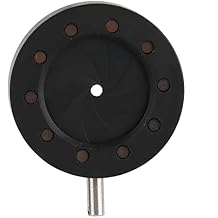 Iris Diaphragm Mechanical Adjustable Manual Aperture Lens, Model SK12, 112mm Variable Diaphragm for Precise Light Control in, Camera Optical Platforms, Iron Constru