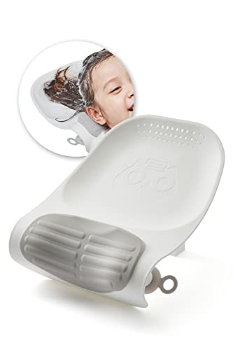 Image of KAMKKO Toyture Shampoo Bowl for Kids, Baby, Adults | Portable Hair Washing Basin | Shampoo Bowl Neck Rest | Tear Free Shampoo for Kids | Hair Washing Sink for Children (Grey)