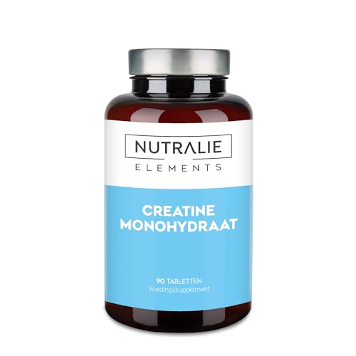 Creatine Monohydraat 6000mg - Mannen en Vrouwen - Sportvoedingssupplement Creatine Monohydraat Tabletten - 90 Tabletten Creatine Monohydraat Nutralie