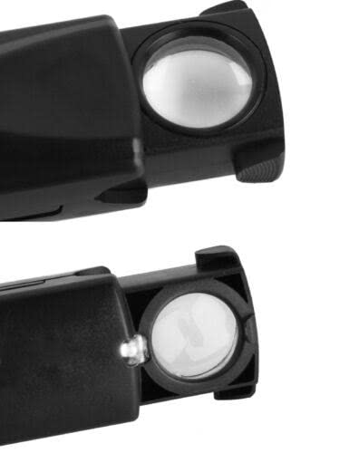 Anand traders pocket magnifier with uv light,magnifying glass 30x zoom