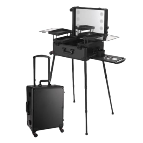 YQW �v���p���C�N�{�b�N�X ���ϔ� �����^�� ���[�X�[�c�P�[�X ���t�� led���C�g�t�� ��e�� �d�؂� �L���X�^�[�t�� ���C�N�p�L�����[�P�[�X �h���b�T�[ ���ϕi���[�I�[�K�i�C�U ������� (A)