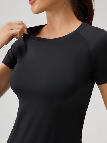 TAISIM Women's Quick Dry Workout T-Shirts Moisture Wicking Athletic Top for Gym,Yoga, Running3