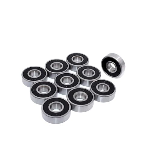 608 2RS roulement rigide à billes en acier 8X22X7mm, boîte de 50 roulements 608RS