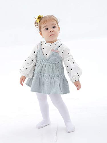 Image of Epeius Baby Girls Tights 3 Pairs Pack Seamless Non Slip /Skid Grip Cotton Leggings