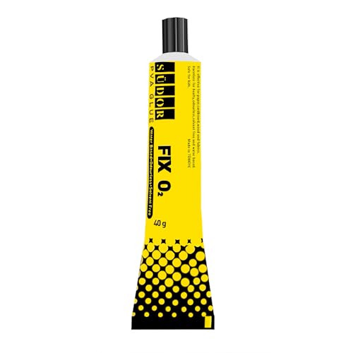 Water-Based Odorless Liquid Adhesive 40g Strong Multipurpose Glue for Paper Cardboard Wood Fabric Solvent-Free Quick Dry Craft & Repair Glue
