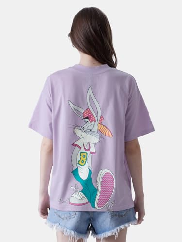 Image of The Souled Store Official Looney Tunes: Stay Cool Women Oversized T-Shirts