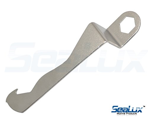 Sealux Marine Stainless Steel Propeller Wrench And Lock For Tab Washers Fit For 1-1/16" Hex Prop Nut #TOP4