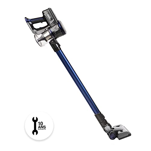 Aspirateur balai et à main sans fil sans sac UP700 H.Koenig - PowerClean+ 2 vitesses - Puissant -Compact - Léger - Autonome -Silencieux - 120W - Multifonction pour Maison Voiture Bureau - Image 3