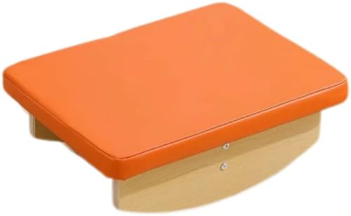 HongzyFirm 幼稚園のおもちゃ、感覚訓練器具、家庭用バランスボード、シーソー、子供の知育玩具、高齢者の運動器具、静かな足の運動器具 (オレンジ色)