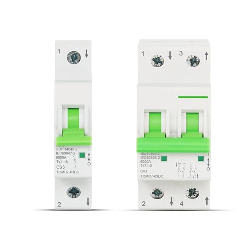Mini disjoncteur solaire DC 1P 250V 10A pour protection de circuit