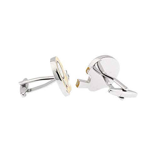 Mancuernillas KnBoB Rugby Cap Amarillas para Boda miniatura 2