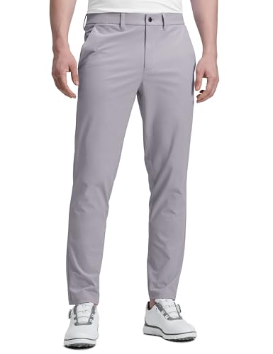 Image of CRZ YOGA All Day Comfy Golf Pants 28 inch /30 inch /32 inch /34 inch /36 inch | Decent Stretch, Wrinkle-Resistant, Casual, Slightly Tapered Leg, Flat Front, Pockets, Trousers for Men