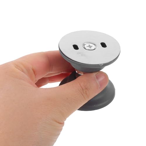 Soporte magnético para puerta de RV Toyvian con cinta de doble cara gris, pack de 5 4