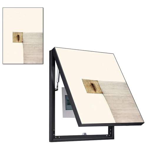 Armoire décorative de section verticale intérieure pour masquer un disjoncteur
