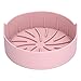 Pot de friteuse, pot de silicone de friteuse écologique pour la cuisson pour la cuisine(22CM une rose)