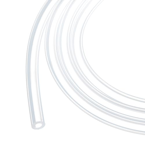 Image of 3.3ft 3 /16 inch ID x 3 /8 inch OD Silicone Tubing Clear Industrial Plastic Tubing Pure Silicone Hoses for Pump Siphoning Draining Irrigation Brewing