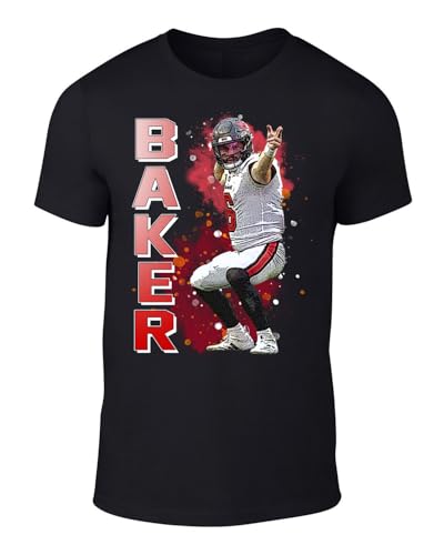 Tampa Bay Baker Mayfield Spray Paint Style Throwback Style T-Shirt Men's Adult