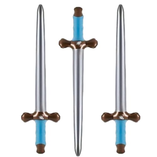 BEPSYOM 3 Espadas Inflables, Espadas de Pirata Inflables, Espadas de Juguete Inflables, Espada Samurai Inflable, para Fiesta en la Piscina, Cumpleaños, Cosplay, Halloween 60 cm BEPSYOM 3 Espadas Inflables, Espadas de Pirata Inflables, Espadas de Juguete Inflables, Espada Samurai Inflable, para Fiesta en la Piscina, Cumpleaños, Cosplay, Halloween 60 cm