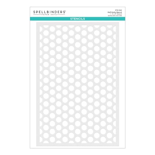 Puff Dotty Stencil, Metal, ONE