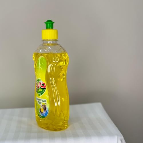 Image of Lemon Dishwash Liquid Gel 1.5L| Pack of 3 x 500 ml Bottle