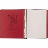 ACCO Pressboard Hanging Data Binder, 8.5 x 11 Inches Unburst Sheets, Executive Red (54129 )