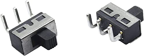 Inverseur SS12D11 à levier 5mm avec broches coudees pour circuit imprimé