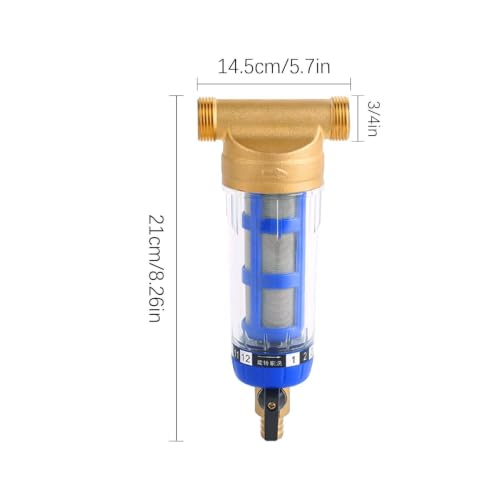 Filtro de sedimentos para agua apartamento cocina lavandería y prefiltro de partículas 7