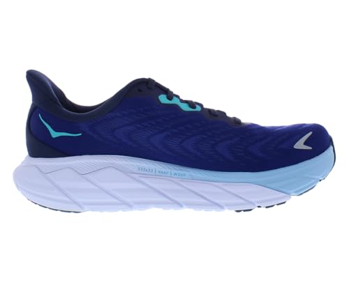 HOKA ONE ONE Arahi 6 Wide Mens Shoes Size 10.5, Color: Outer Space/Bellwether Blue