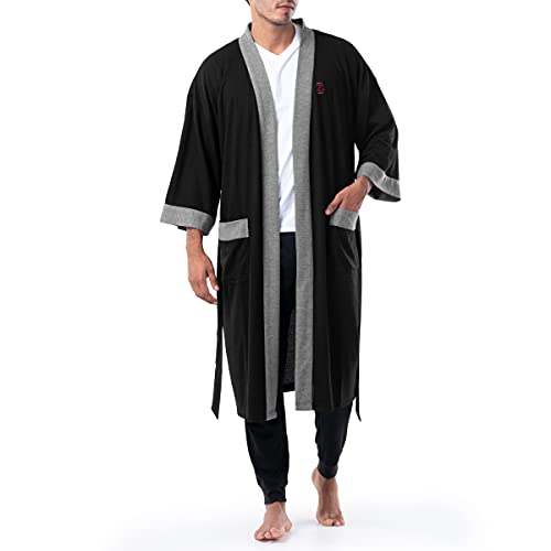 Image of IZOD Men's Waffle Knit Kimono Robe