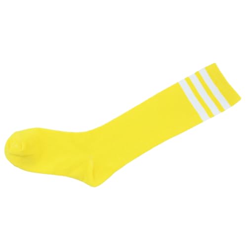 Image of Women's Knee High Athletic Socks Casual Stripes Tube Socks Outdoor Sport Socks