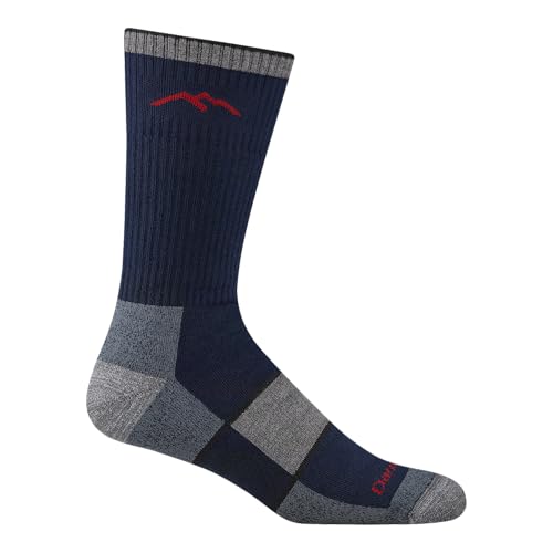 Darn Tough Vermont Mens Coolmax Boot Socks Full Cushion Navy Large