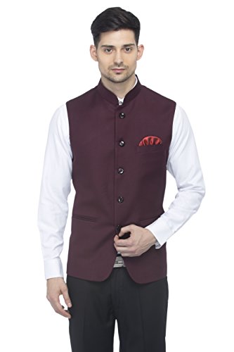 Image of FAVOROSKI Men's Cotton Blend Waist-Long Jacket
