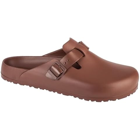 Birkenstock Boston EVA Women's Mules in Brown Cover