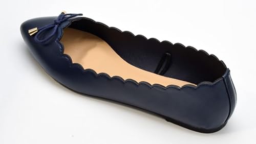 WENJIAZHIZHI Women's Bow-Knot Floral Ballet Flats Dressy Flat Shoes Comfortable Pointed Toe Slip-On Loafers for Women2